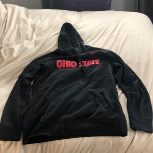 Nike therma-fit Ohio State black hoodie Sz Medium
